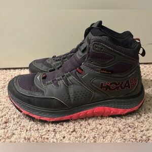 Hoka One One Tor Tech Mid Waterproof Hiking Boot, Size 8